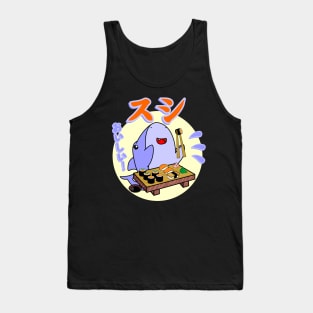 Sushi Shark Kawaii Tank Top